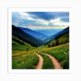 Path In The Mountains 1 Art Print