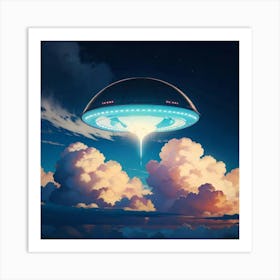 Flying Saucer 1 Art Print