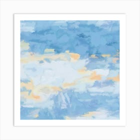 Abstract Of Clouds Art Print