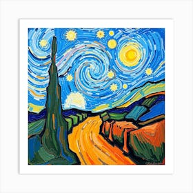 Starry Night 6 Art Print