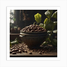 Coffee Beans 395 Art Print