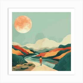 Landscape Painting 1 Art Print