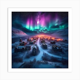 Frozen Echoes 9 Art Print