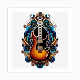 Guitar Art Art Print