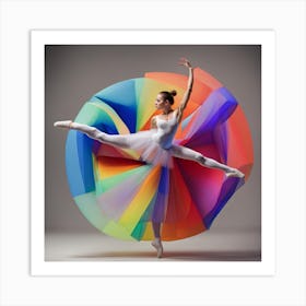 Rainbow Dancer Art Print