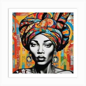 African Woman 9 Art Print