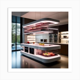 Modern Kitchen Design 5 Art Print