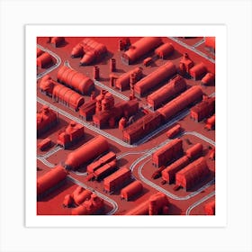 Industrial City Art Print