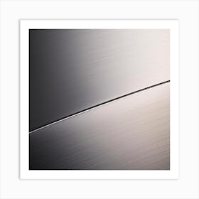 Close Up Of A Stainless Steel Surface Art Print