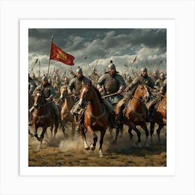 The Mongol Invasion Art Print