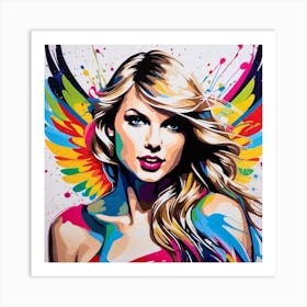 Taylor Swift Painting Art Print