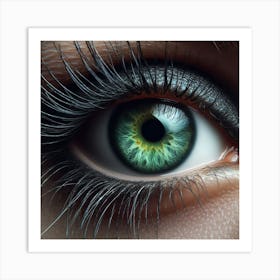 Green Eye 1 Art Print