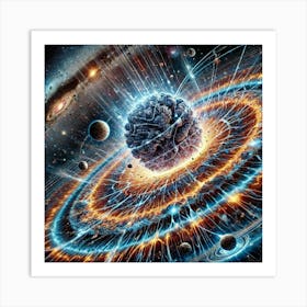 Exulon Warping Space Time Converted Art Print