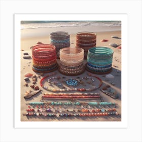 Beach and Crafts Art Print