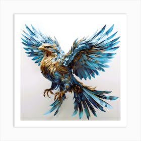 Radiant Plumes Bird In Color Art Print