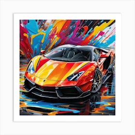 Lamborghini 157 Art Print