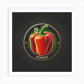 Pepper Logo 12 Art Print