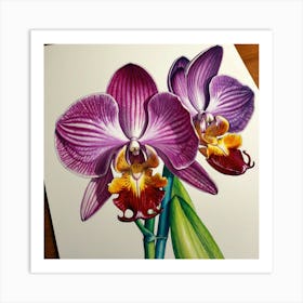 Orchids Art Print