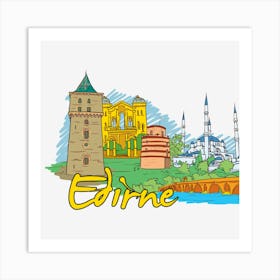 Edinburgh Art Print