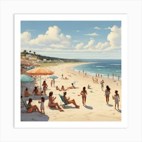 Sydney Beach Art Print