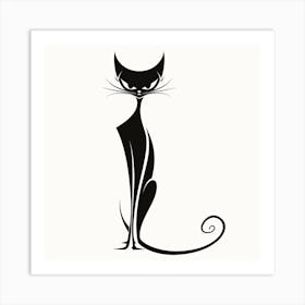 Black Cat 5 Art Print