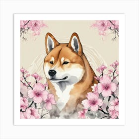 Shiba Inu 24 Art Print