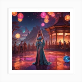 Chinese Lanterns Art Print