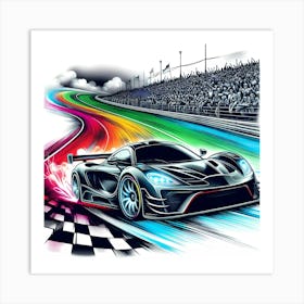 Mclaren Gt1 Art Print