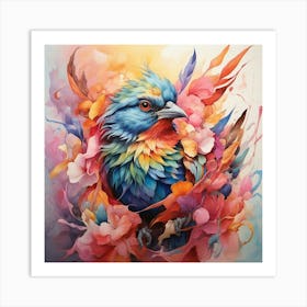 Colorful Bird 1 Art Print