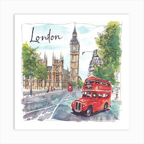 London Big Ben Art Print