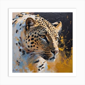 Leopard art Art Print