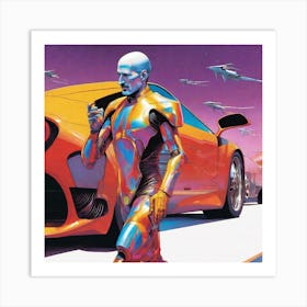 Futuristic Man 171 Art Print