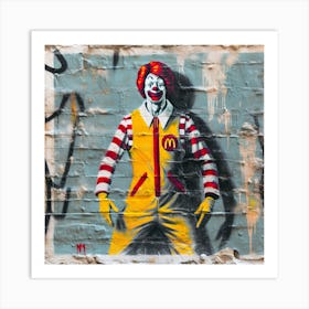 Ronald Mcdonald Art Print