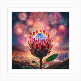 Firework 2 Art Print