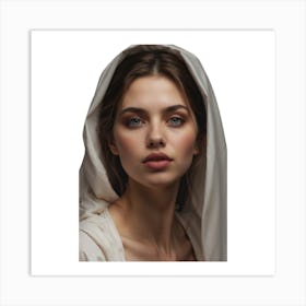 Portrait Of Jesus Art Print