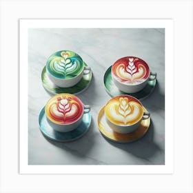 Latte Art 1 Art Print