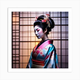 Geisha 150 Art Print