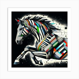 Creative Horse Beauty Illustration Nr 68 Art Print