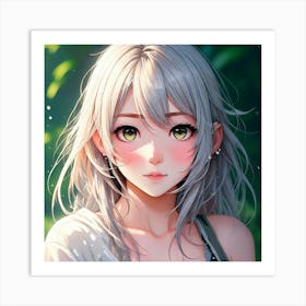 Firefly Serene Anime Girl With Stoic Expression 58629 (2) Art Print