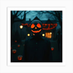 Halloween Jack O Lantern Art Print