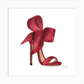 Pink Shoe 3 Art Print