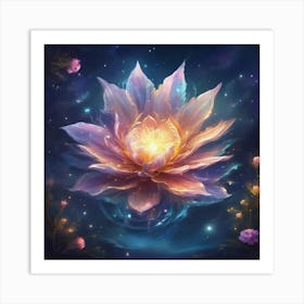 Lotus Flower 2 Art Print