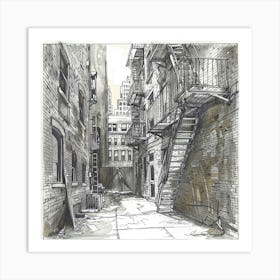 Alleyway 2 Art Print