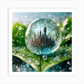 City In A Glass Art Print