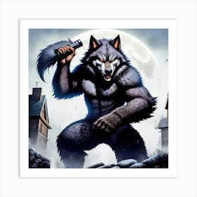 Werewolf 5 Art Print
