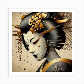 Geishaart321 Art Print