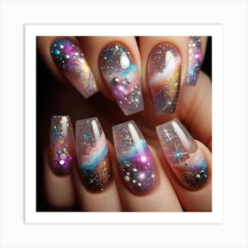 Galaxy Nails 2 Art Print