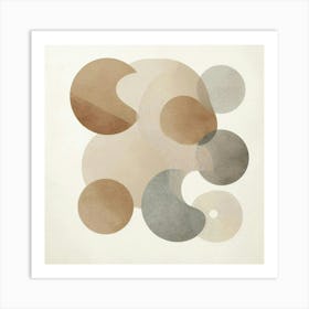 Abstract Circles 7 Art Print