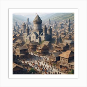 Medieval castle 1 Art Print