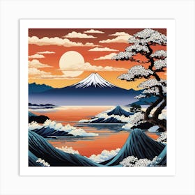 Mt Fuji 3 Art Print